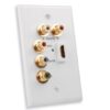 Hdmi® Wall Plate With Component Video Cable