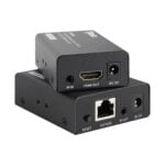 Hero shot of the Vanco HDMI Extender Over Cat5e/6 Cable With Ir And Hdmi Loop Out