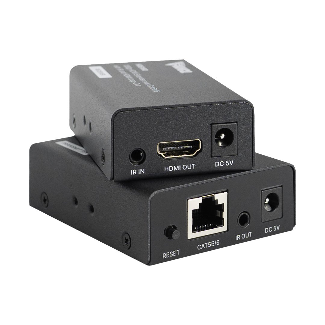 HDMI Extender Over Cat5e 6 Cable with IR and HDMI Loop Out Vanco International