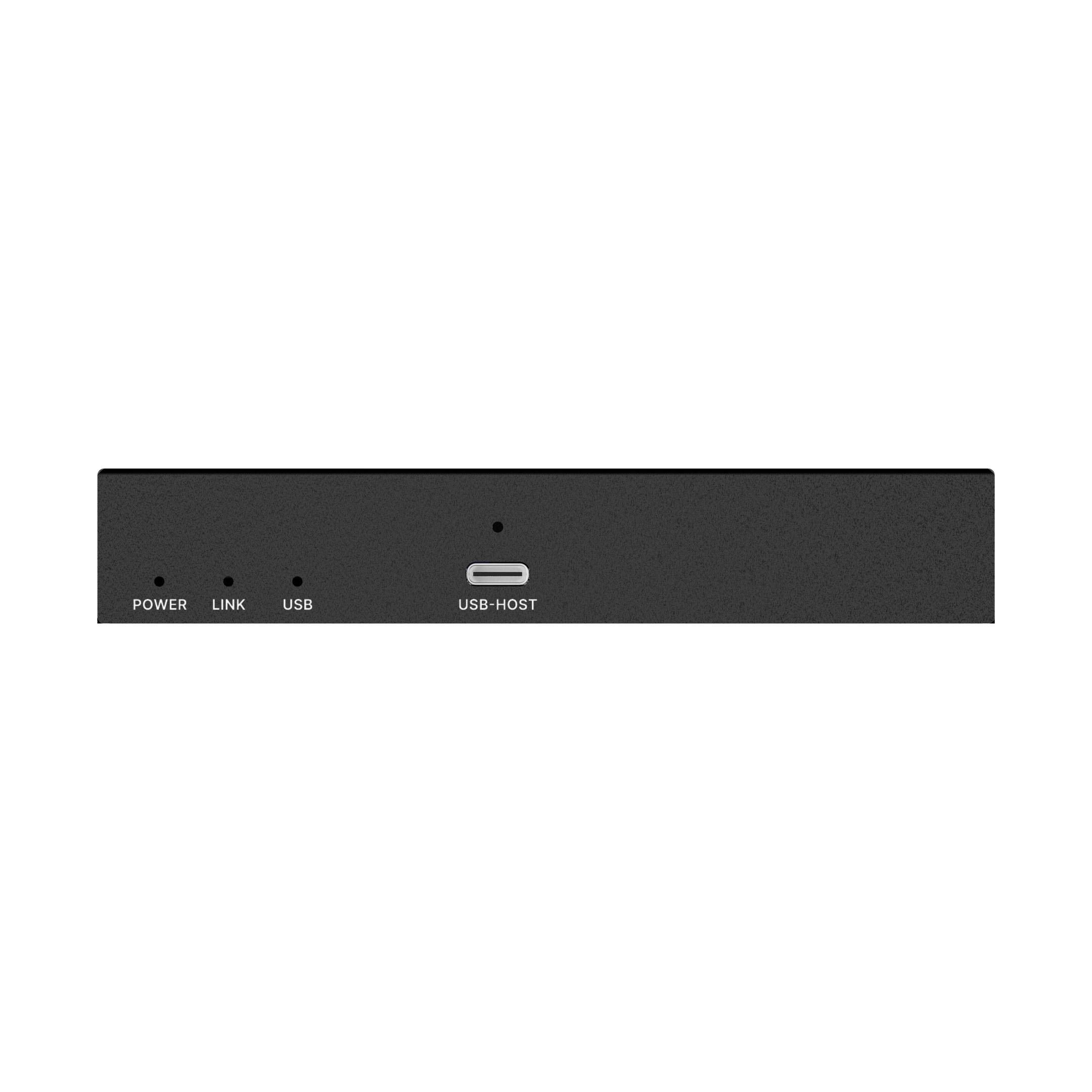 Front of the transmitter for the Evolution by Vanco EVEXUSB32 USB 3.2 Extender Over HDBaseT with USB-C