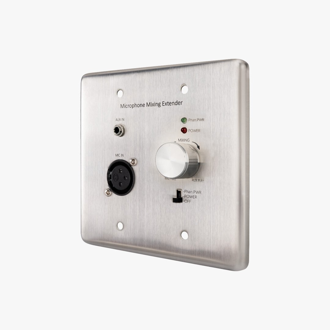 Thumbnail of the PulseAudio by Vanco PA-WPMIX Wall Plate Mixing Microphone and Analog Audio Extender