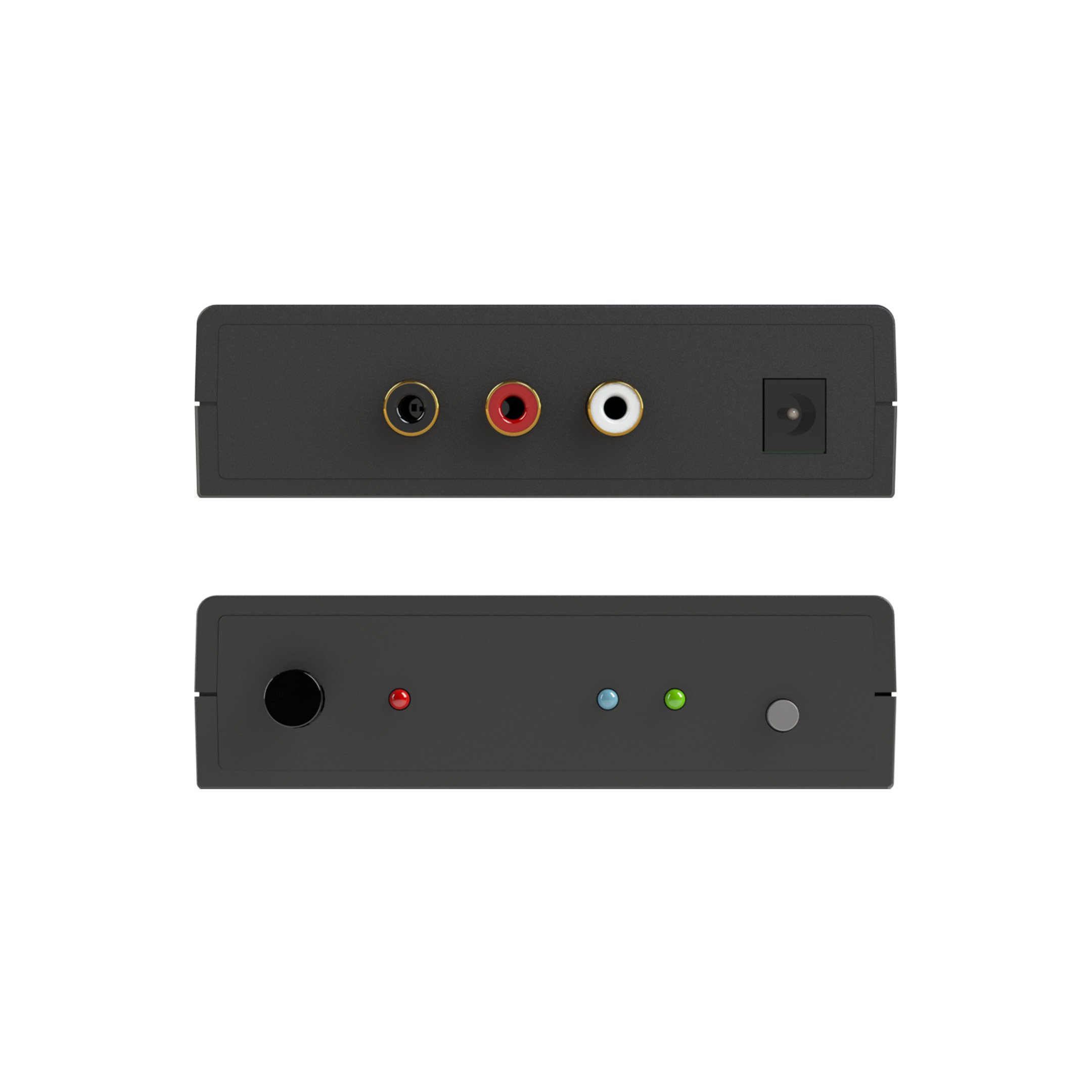 Sides of the receiver for the PulseAudio by Vanco PAEXWIR Wireless Audio Extender