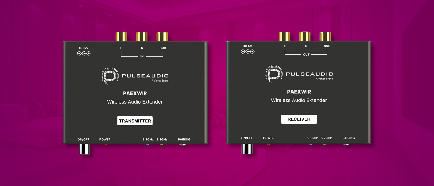 Vanco announces PAEXWIR wireless extender for 2.1 channel audio