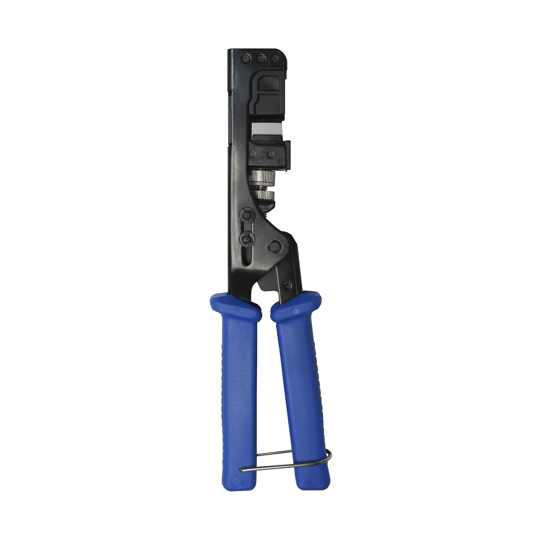 Left straight view of the 370465 90 degree keystone termination tool from Vanco.